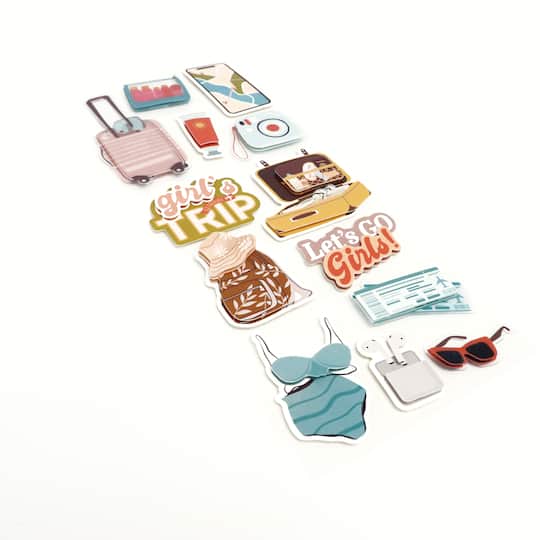 Girl's Trip 3D Stickers by Recollections™
